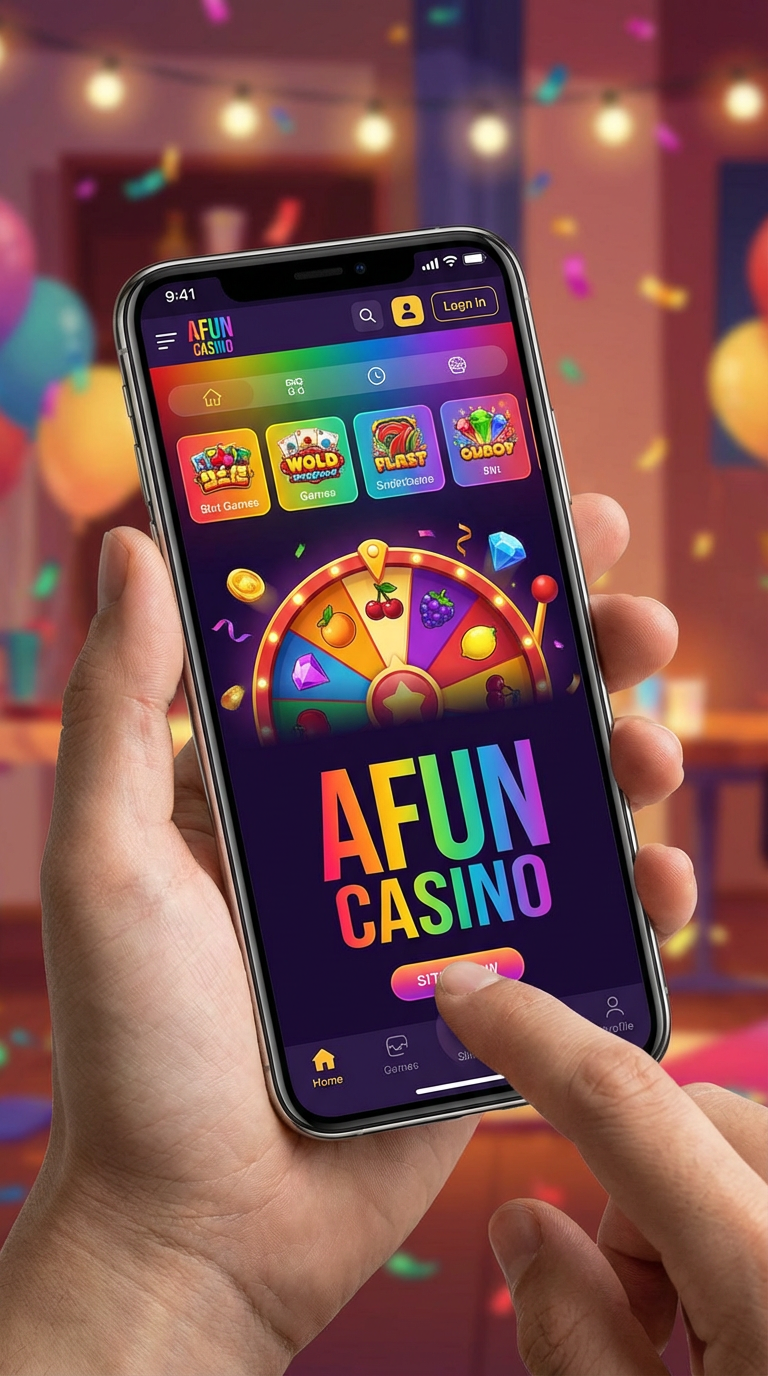 Smartphone mostrando aplicativo 19bet com interface colorida